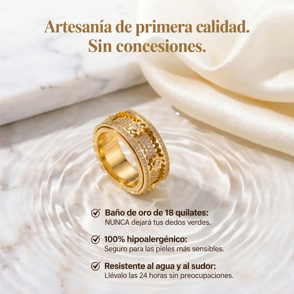 Anillo Giratorio Antiestrés y de Concentración – Plata de Ley 925 Hipoalergénica |  ÚLTIMO DÍA – 90% DE DESCUENTO