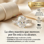 Anillo de Moissanita Ovalada Premium “Masterpiece” ⏳OFERTA POR TIEMPO LIMITADO: 90% DE DESCUENTO |