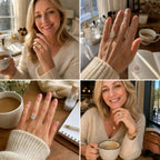A Little Sparkle For Yourself: 1-5-Carat Flawless Radiant Cut Moissanite Ring (Hidden Halo, VVS1)-🎁 EARLY CHRISTMAS SALE – 90% OFF