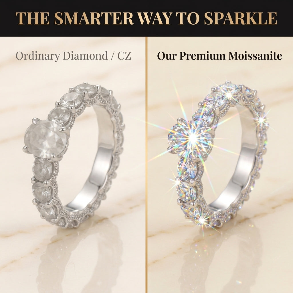 The Masterpiece Oval Premium Moissanite Ring | 🎁 EARLY CHRISTMAS SALE – 90% OFF