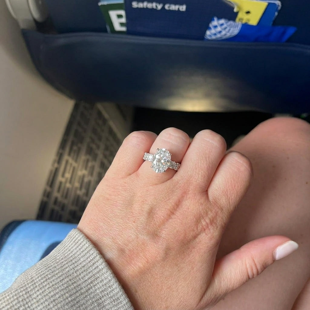 The Masterpiece Oval Premium Moissanite Ring | 🎁 EARLY CHRISTMAS SALE – 90% OFF